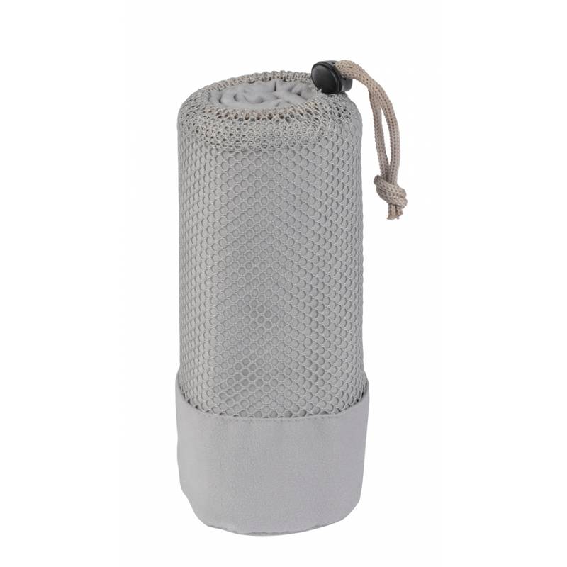 Rýchloschnúci uterák z mikrovlákna v obale, sivá Rýchloschnúci uterák z mikrovlákna v obale, sivá